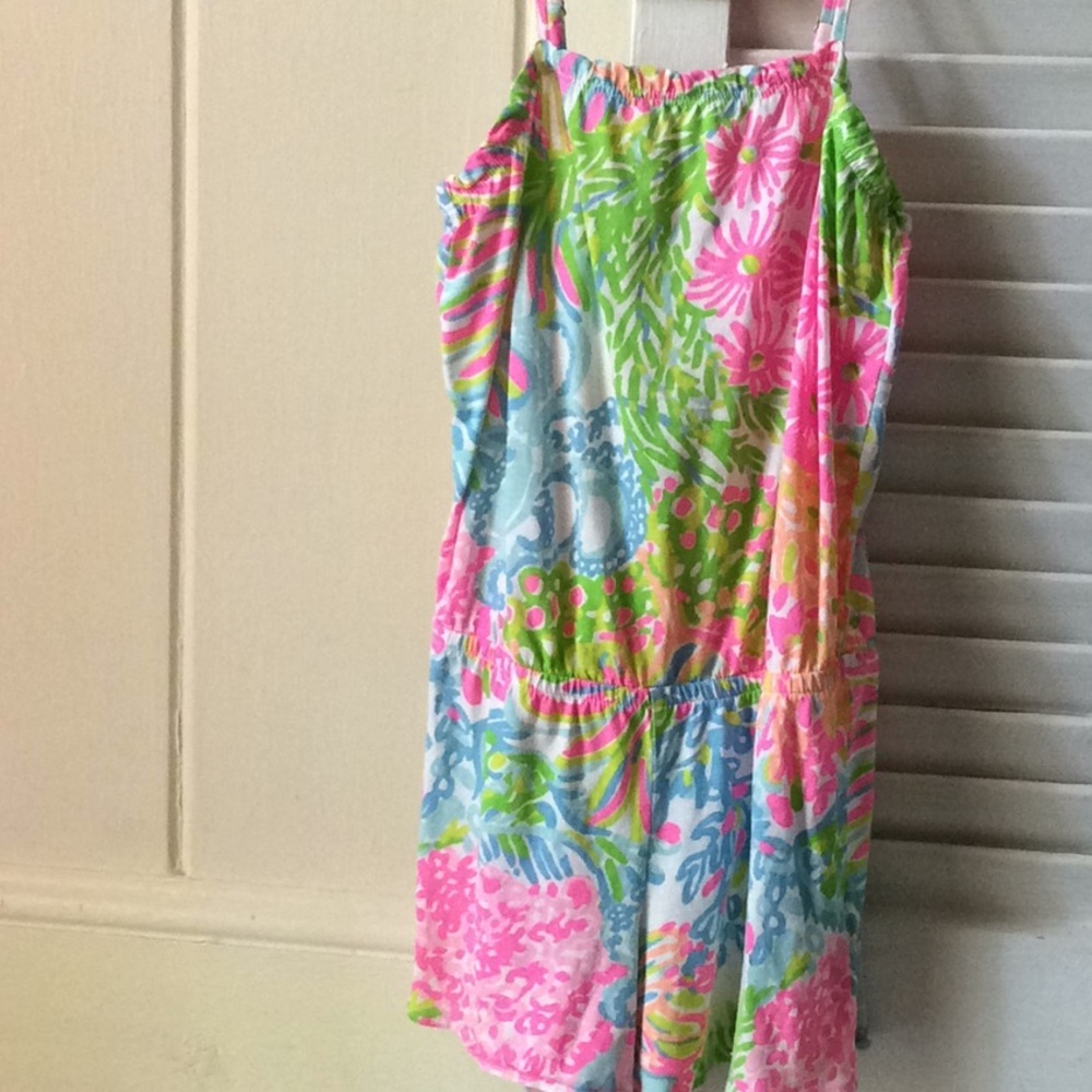 Lilly Pulitzer girls romper! Size L 8-10